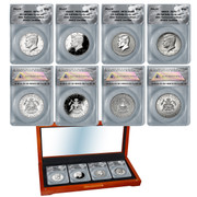 2014 50th Anniv Kennedy 90% Silver Half Dollar Set