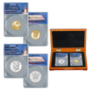 2019 Rocketship JFK SP69 PL &  Native American Dollar PR70 Coin Set