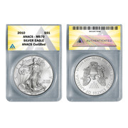 2010 American Silver Eagle MS70
