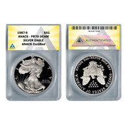 1987-S Silver American Proof Eagle PR70