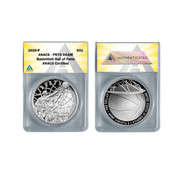  2020-P Basketball Hall of Fame Silver Proof Dollar PR70