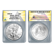 2006-W American Silver Burnished Eagle SP70 (1st burnished Silver Eagle)