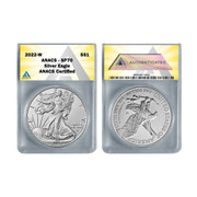 2022-W American Silver Burnished Eagle SP70 