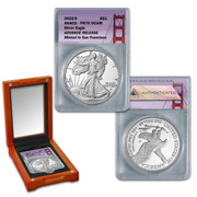 2022 S American Eagle One Ounce Silver Proof Coin PR70 Advanced Release