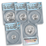  2023 Silver Eagle Tribute Fractional Set RP70 - Fiji
